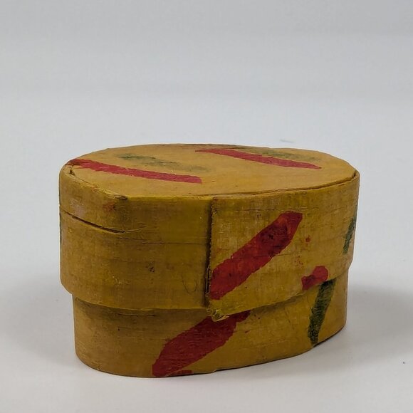 Vintage Set of 6 Tiny Guatemalan Worry Dolls in Handmade Balsa Wood Basket - Picture 6 of 6